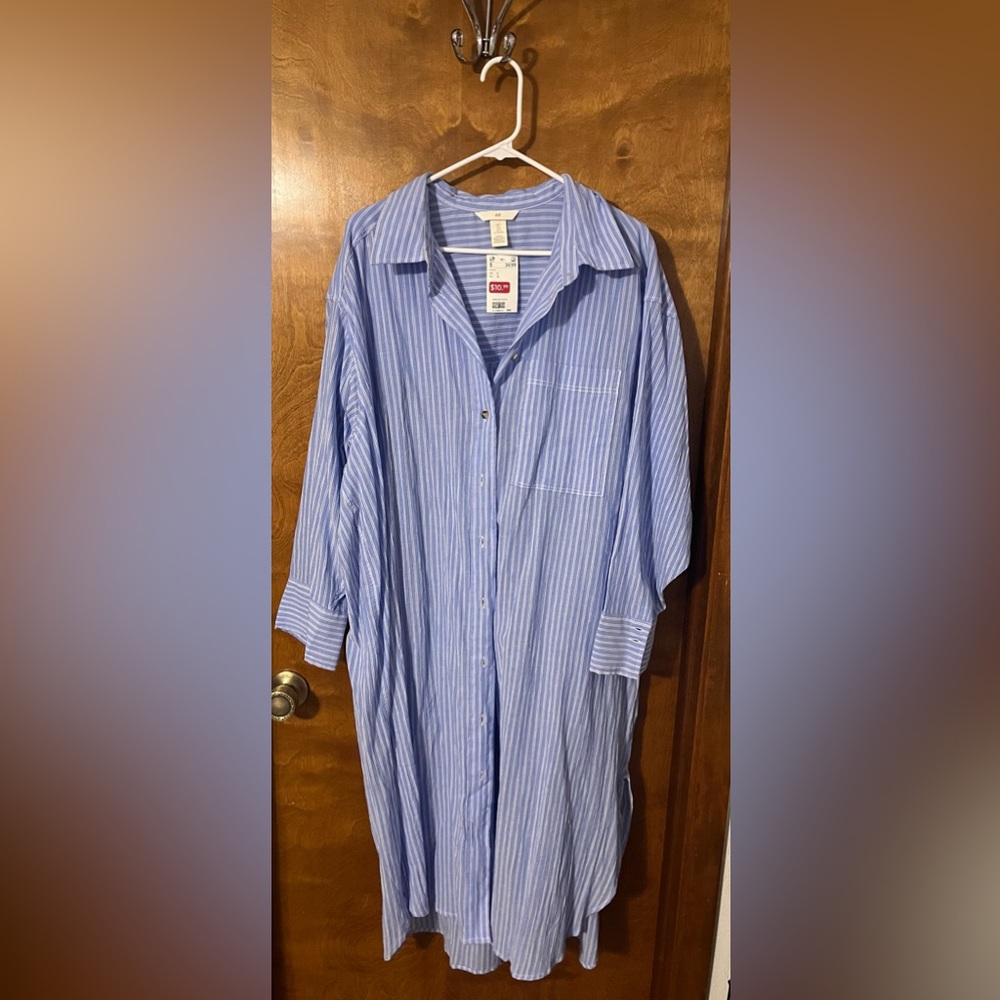 H&M Collared Button-Up Dress